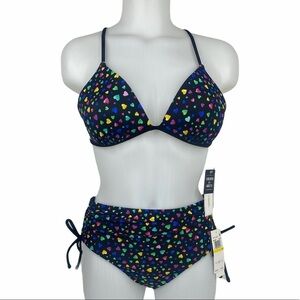 SALT & Cove Confetti Hearts Bikini Swimsuit